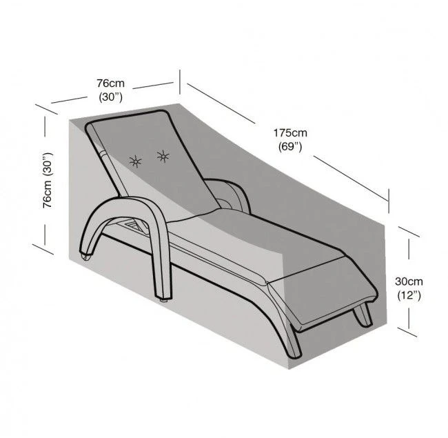 Supertough Cover Sunlounger Cover 2 Supertough Cover Sunlounger Cover - Image 2
