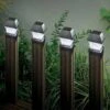 Smart Solar Post Light 4 Pack - Black