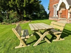 Churnet Valley Ashcombe Table Set 4 Seater -LG Outdoor Shop 46842 2382