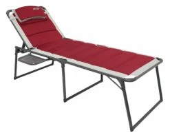Quest Leisure Bordeaux Pro Lounge Bed With Side Table