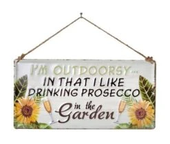 La Hacienda I'm Outdoorsy Metal Sign