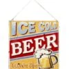 La Hacienda Ice Cold Beer Garden Sign