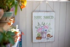 La Hacienda She Shed Sign -LG Outdoor Shop 47061 2074