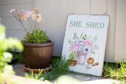 La Hacienda She Shed Sign -LG Outdoor Shop 47061 2075