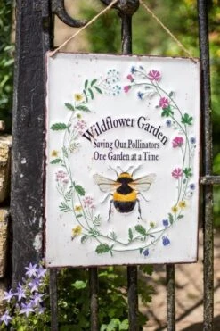 La Hacienda Wildflower Garden Sign -LG Outdoor Shop 47062 2069