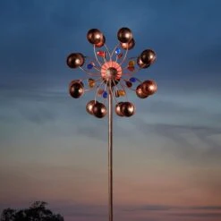 Smart Garden Venti Wind Spinner With Solar Crackle Ball