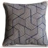 LG Outdoor Blue Striped Cubes 50cm Scatter Cushion